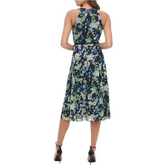 NWT Tommy Hilfiger Madeline Floral Chiffon - Picture 4 of 7